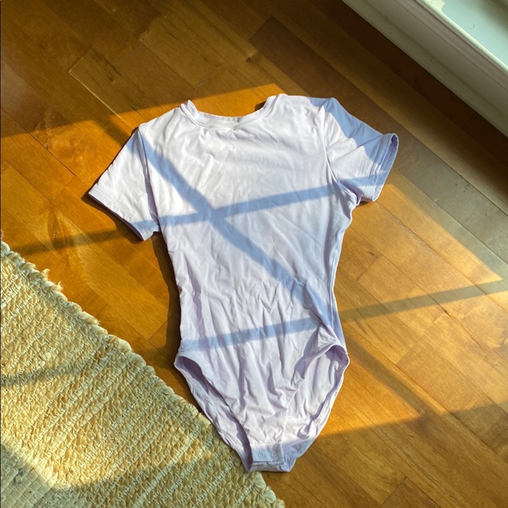 SKIMS Purple Bodysuit Top